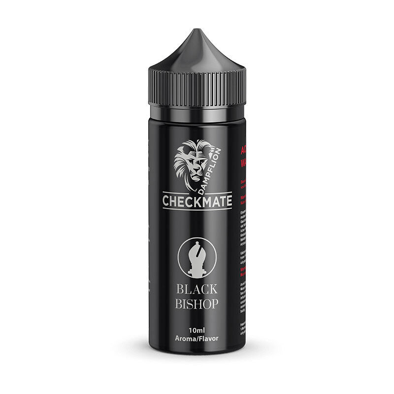 Aroma (Longfill) Checkmate Black Bishop Dampflion 10ml (120ml Flasche)