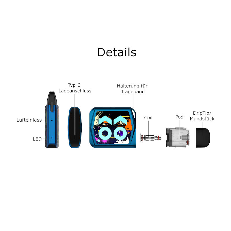 *ABVERKAUF* E-Zigaretten Set UWELL Caliburn Koko Prime