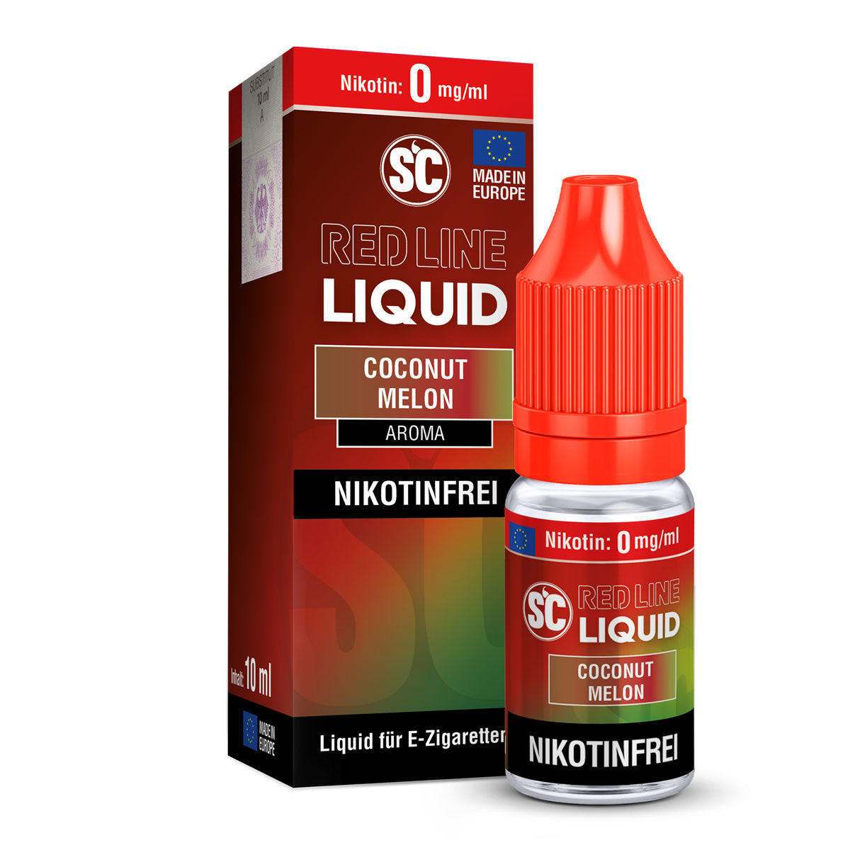SC Red Line Coconut Melon Nikotinsalz-Liquid 10 ml 00 mg/ml