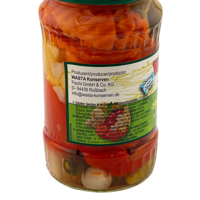 Mixed Pickles im Glas 370ml von WASTA
