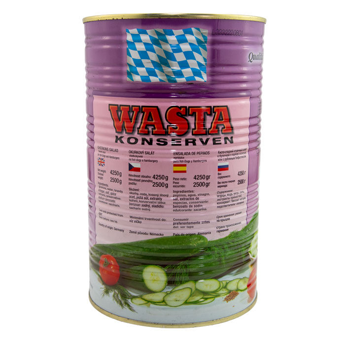 Gurkensalat süß-sauer in Dose 5L von WASTA