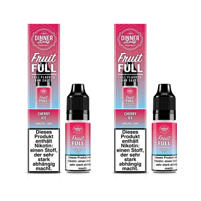 *ABVERKAUF* Liquid Nikotinsalz Fruit Full - Cherry Ice Dinner Lady 10ml