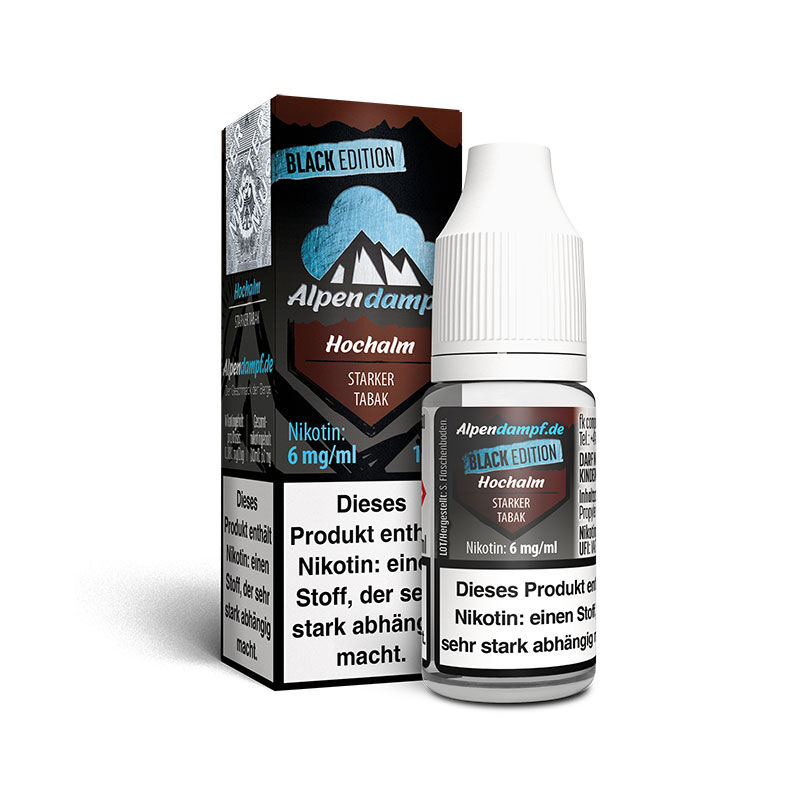Liquid Black Edition Hochalm Alpendampf 10ml 06 mg/ml (mittel)