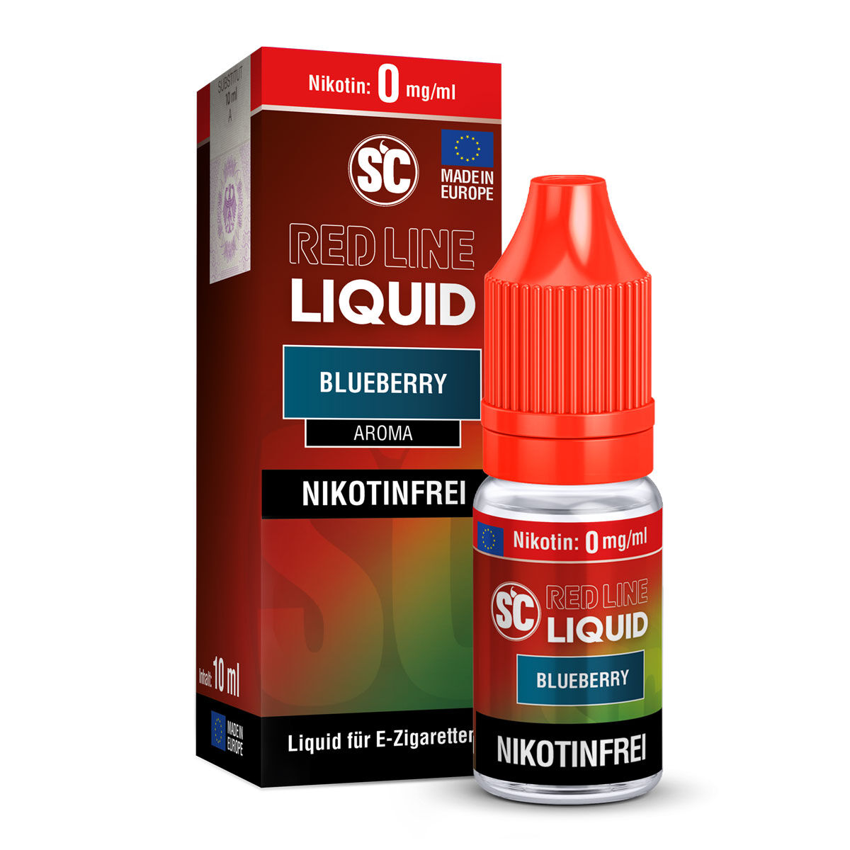 SC Red Line Blueberry Nikotinsalzliquid 10 ml 00 mg/ml