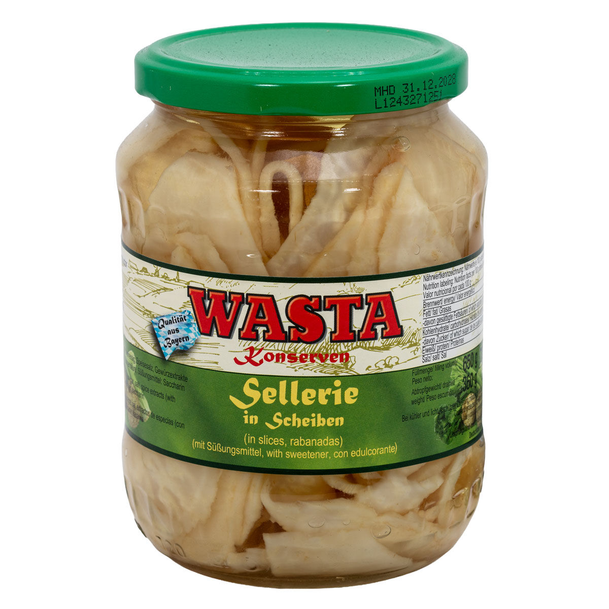 Selleriesalat Streifen im Glas 370 ml
