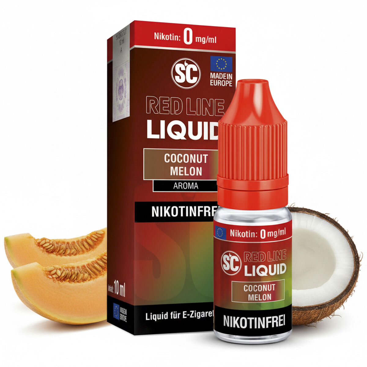 SC Red Line Coconut Melon Nikotinsalz-Liquid 10 ml 00 mg/ml