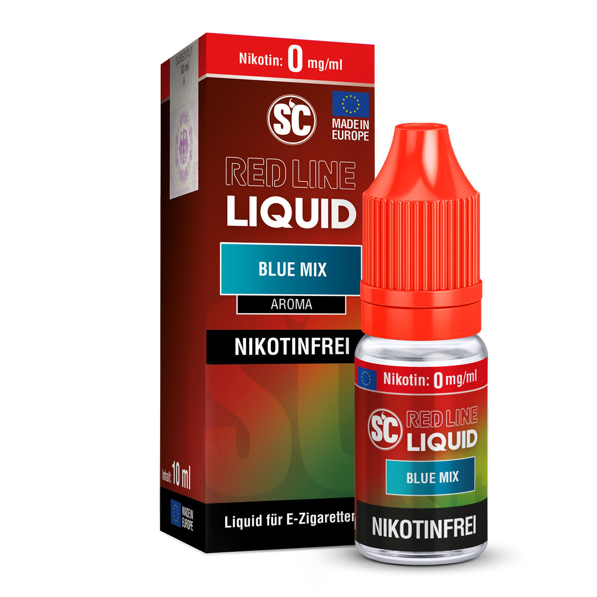 SC Red Line Blue Mix Nikotinsalz-Liquid 10 ml 0 mg/ml