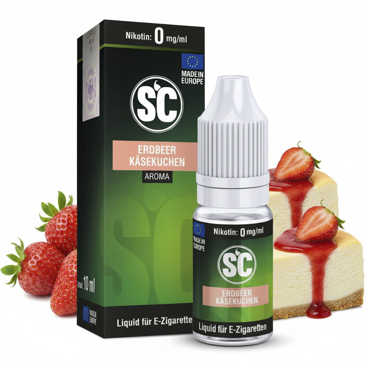SC Liquid Erdbeer Käsekuchen 10 ml – 0 mg/ml