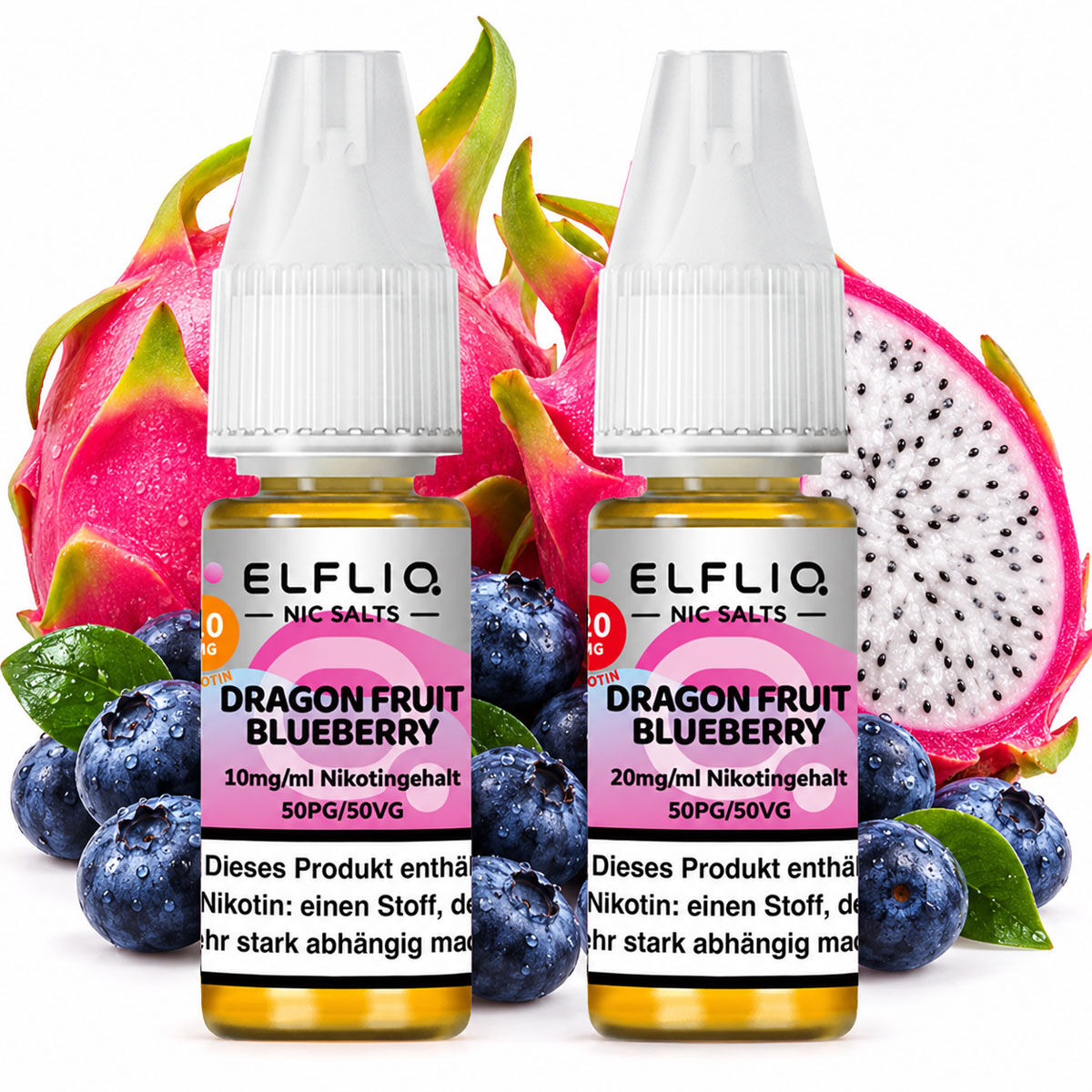 Liquid Nikotinsalz Dragon Fruit Blueberry ELFLIQ 10ml