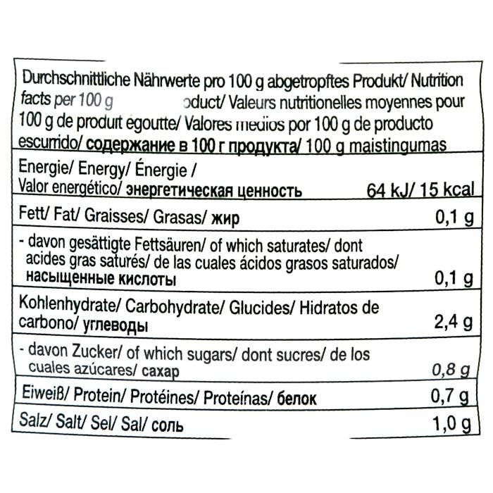 Gurken 40/45 in Dose 10L von WASTA