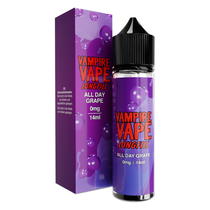 Aroma (Longfill) Vampire Vape - All Day Grape 10ml (60ml Flasche)