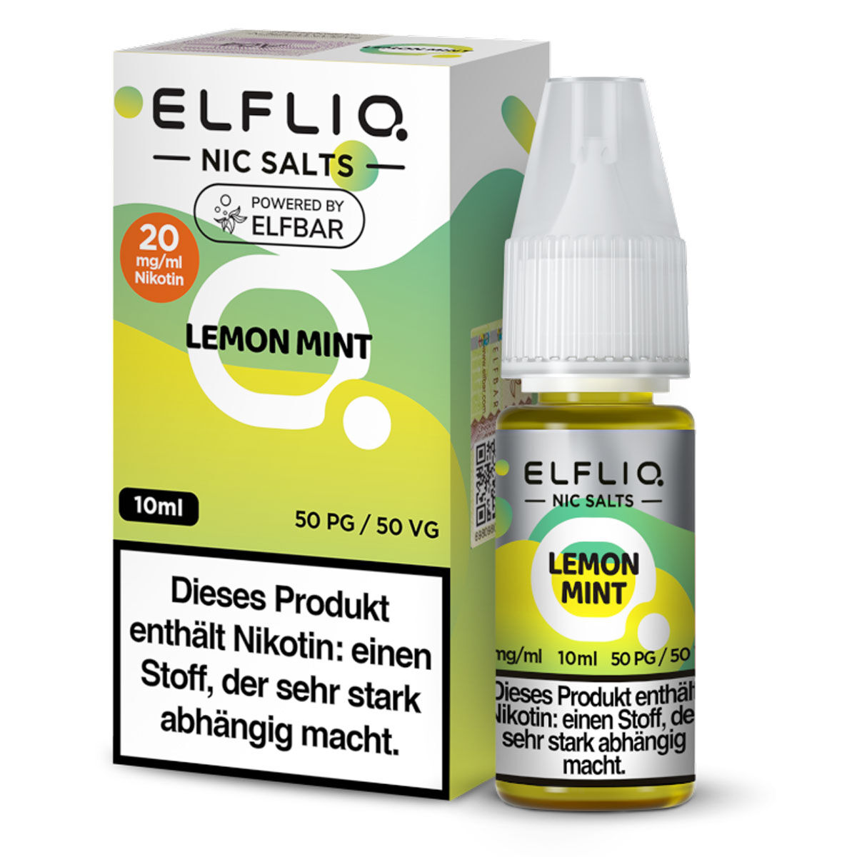 Liquid Nikotinsalz Lemon Mint ELFLIQ 10ml 20mg/ml (stark)