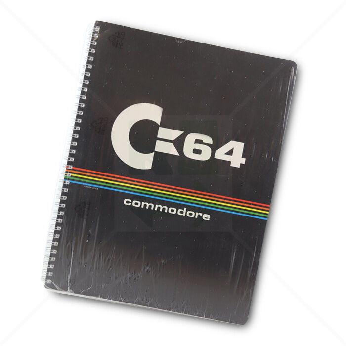 Collegeblock Commodore C64 von United Labels | DIN A4 kariert, 80 Blatt