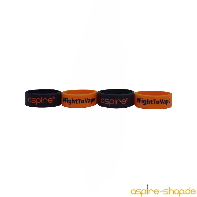 *ABVERKAUF* Vapeband Set 25mm orange & schwarz Aspire