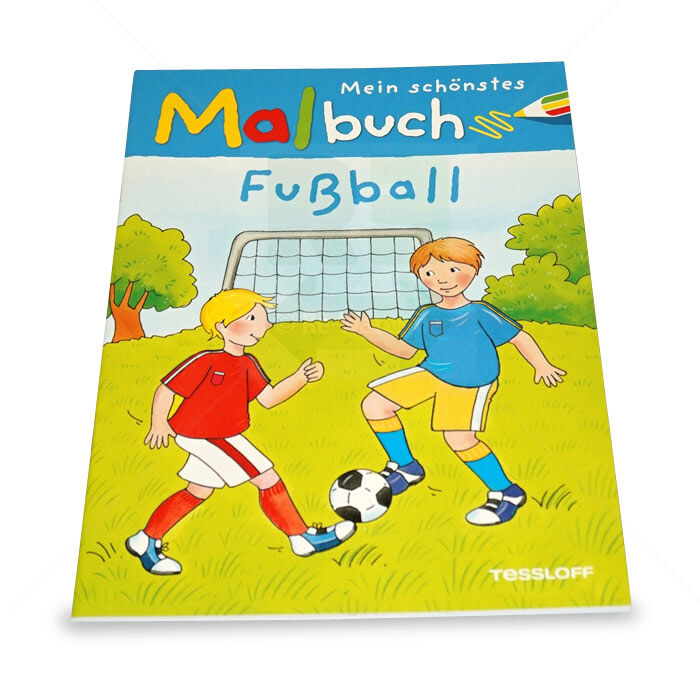 B-WARE Tessloff Malbuch Fußball – Mein schönstes Malbuch