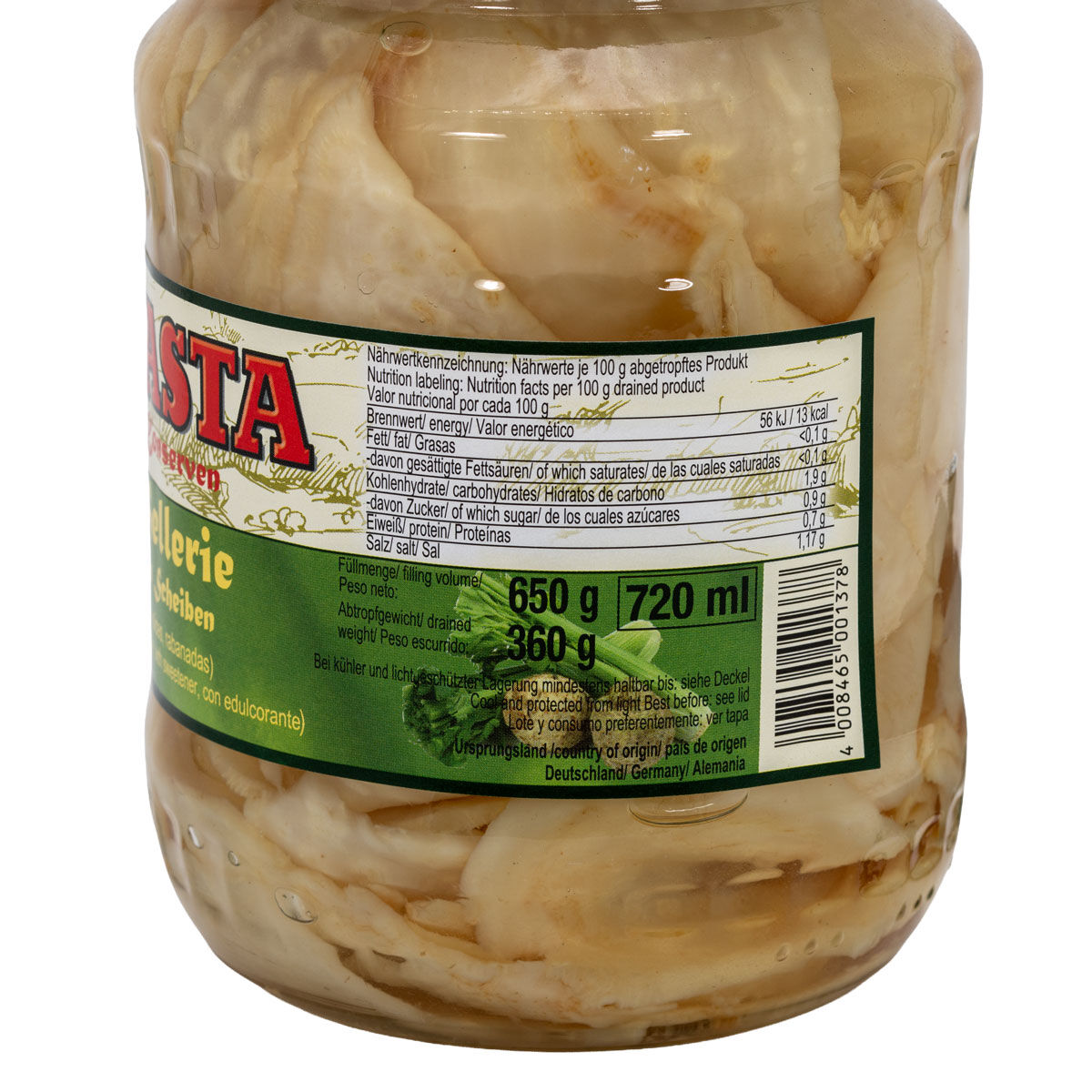 Sellerie Scheiben im Glas 720ml von WASTA