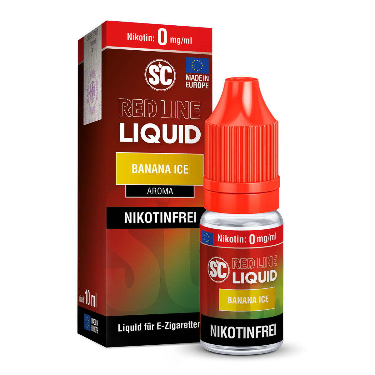 SC Red Line Banana Ice Nikotinsalz-Liquid 10 ml 0 mg/ml