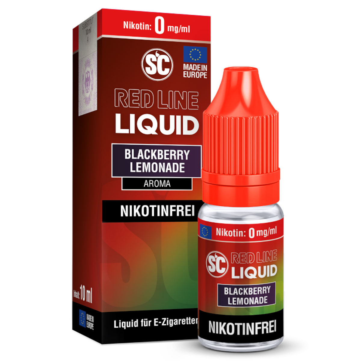 Liquid Nikotinsalz Red Line Blackberry Lemonade SC 10ml 00mg/ml (ohne)