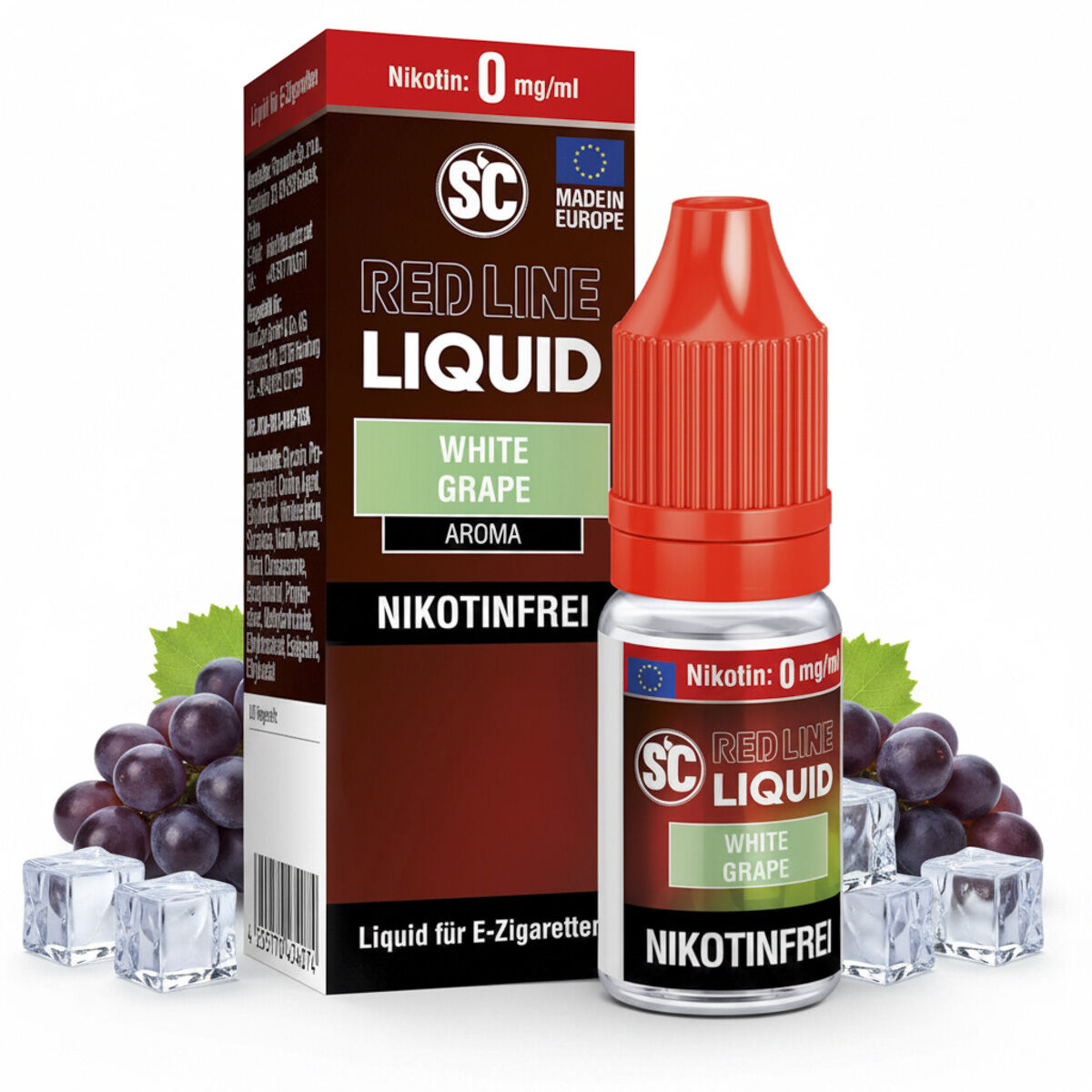 SC Red Line White Grape Nikotinsalz Liquid 10 ml 0 mg/ml