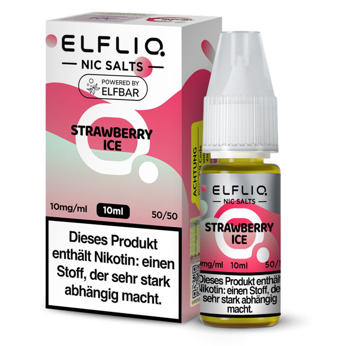 Liquid Nikotinsalz Strawberry Ice ELFLIQ 10ml 10mg/ml