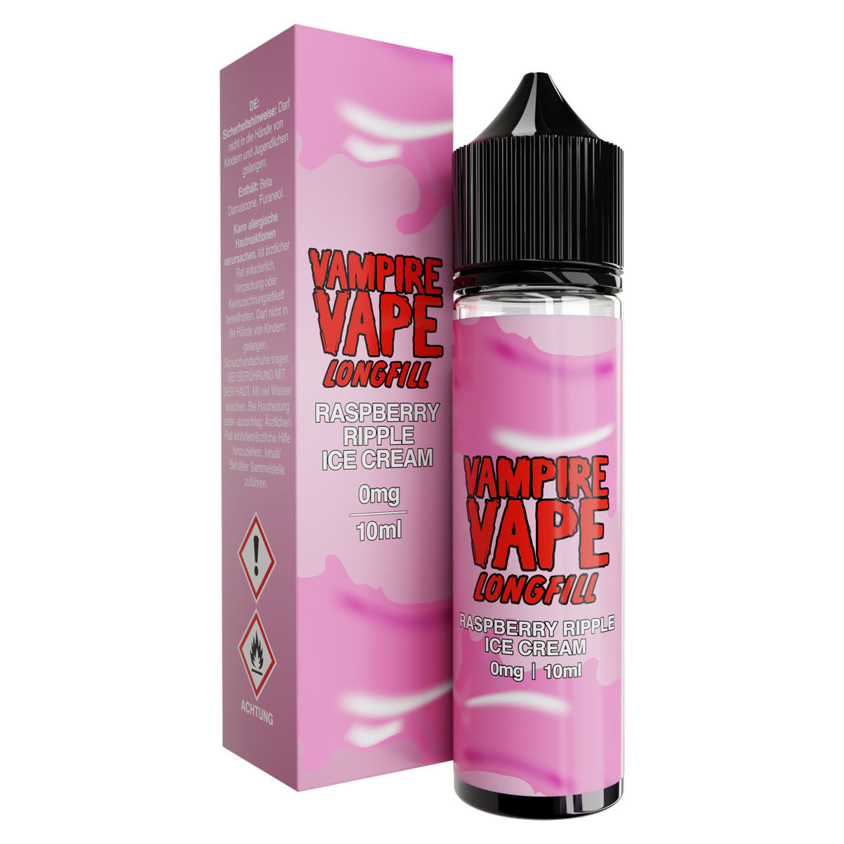 Aroma (Longfill) Raspberry Ripple Ice Cream Vampire Vape 10ml (60ml Flasche)
