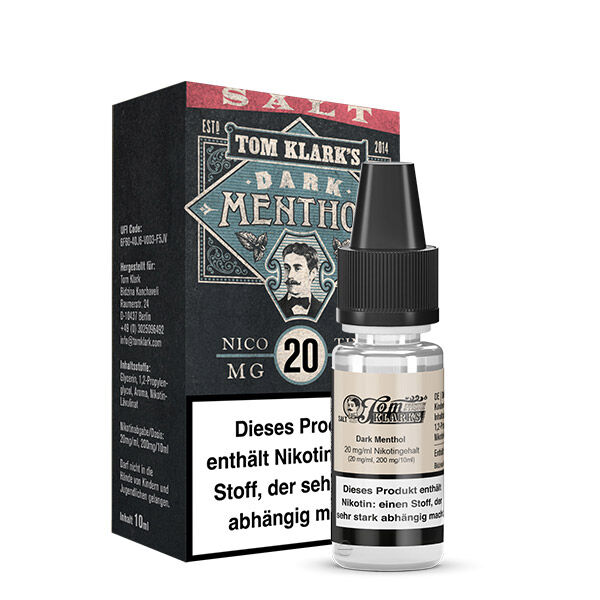 Liquid Nikotinsalz Dark Menthol Tom Klark's 10ml 20mg/ml