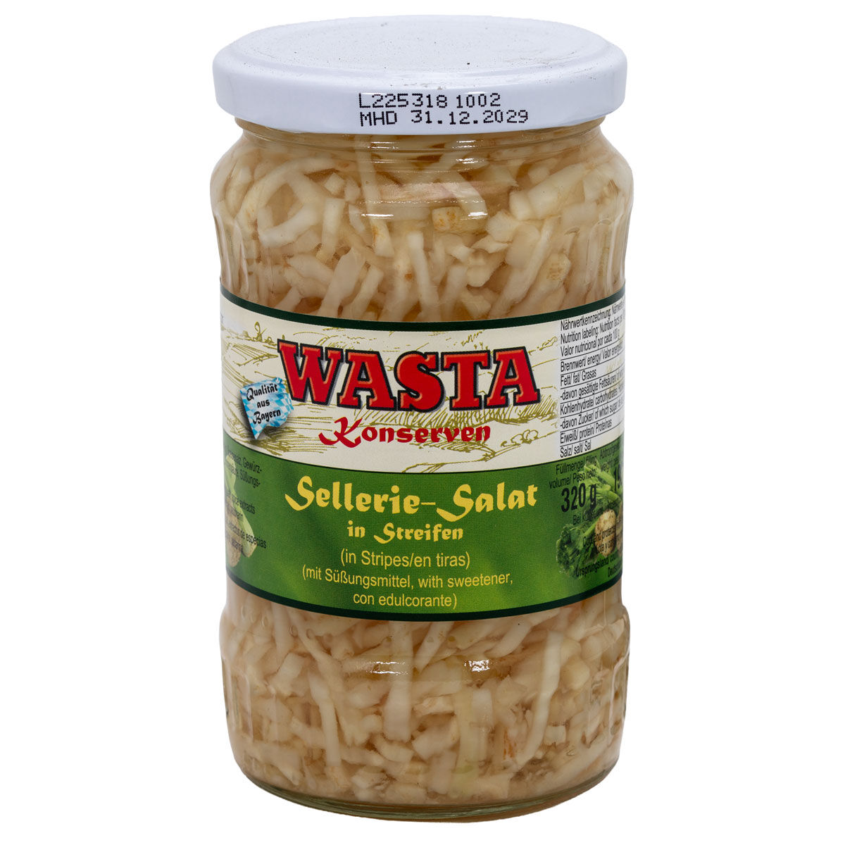 Selleriesalat Streifen im Glas 370 ml