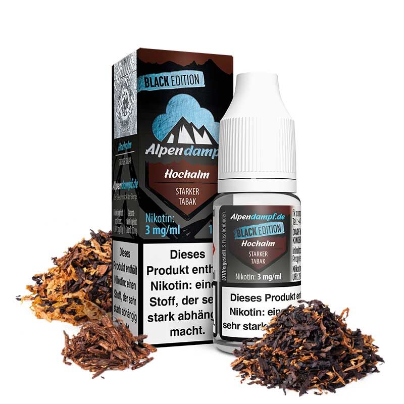 Liquid Black Edition Hochalm Alpendampf 10ml 03 mg/ml (leicht)