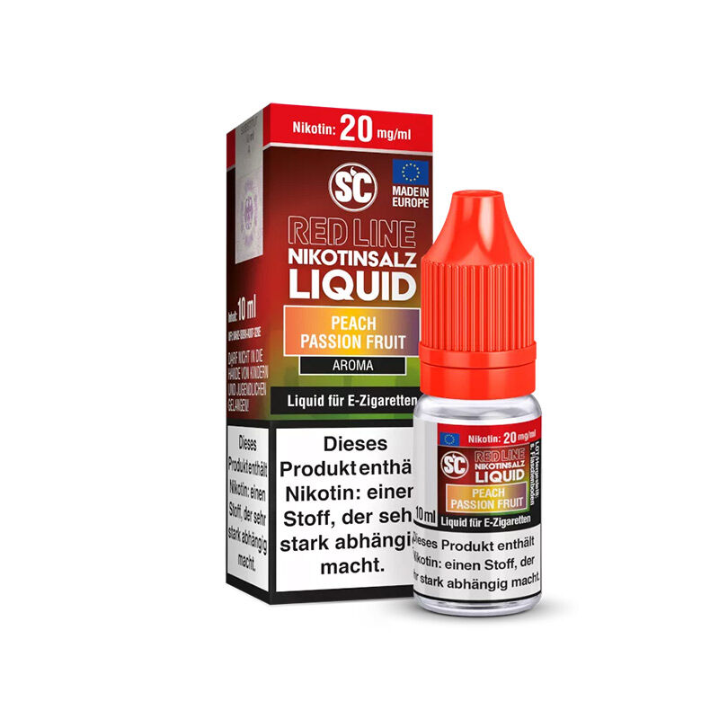 Liquid Nikotinsalz Red Line Peach Passion Fruit v2 SC 10ml