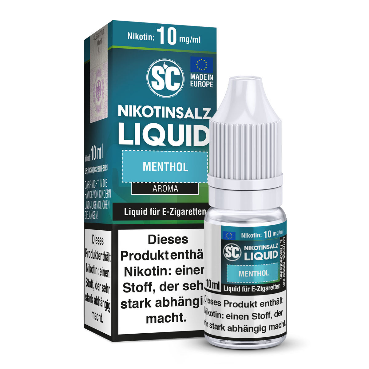 SC Liquid Nikotinsalz Menthol 10 mg/ml – 10 ml