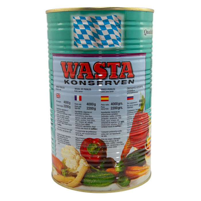 Mixed Pickles in Dose 5L von WASTA