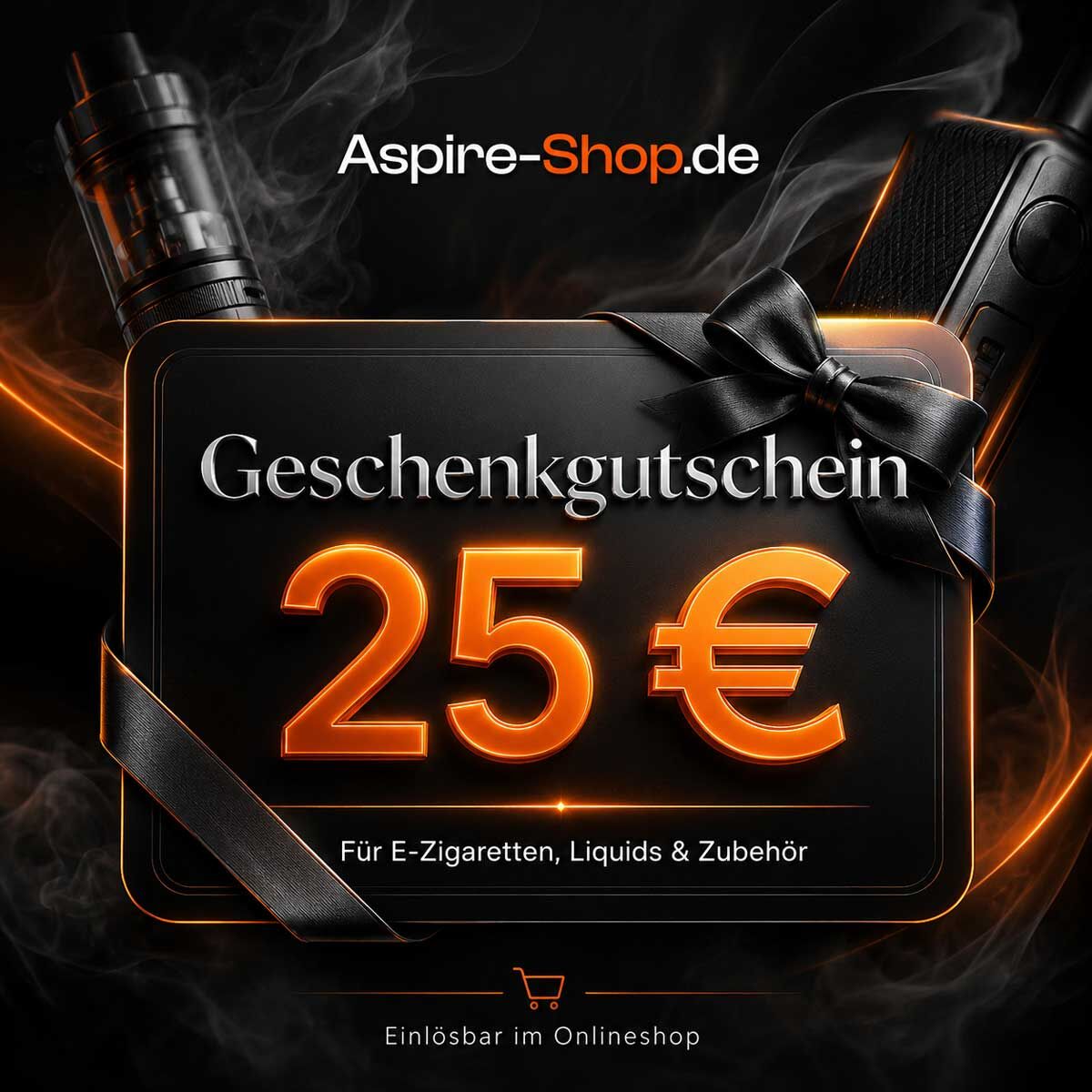 ASPIRE Geschenk-Gutschein 25 Euro (nur digital)