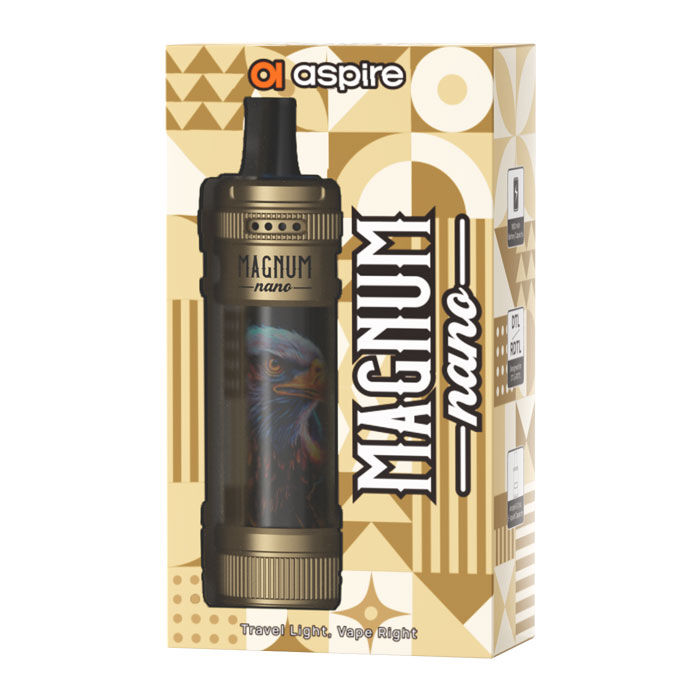 E-Zigaretten Set ASPIRE Magnum Nano 6ml Gold & E-Falcon