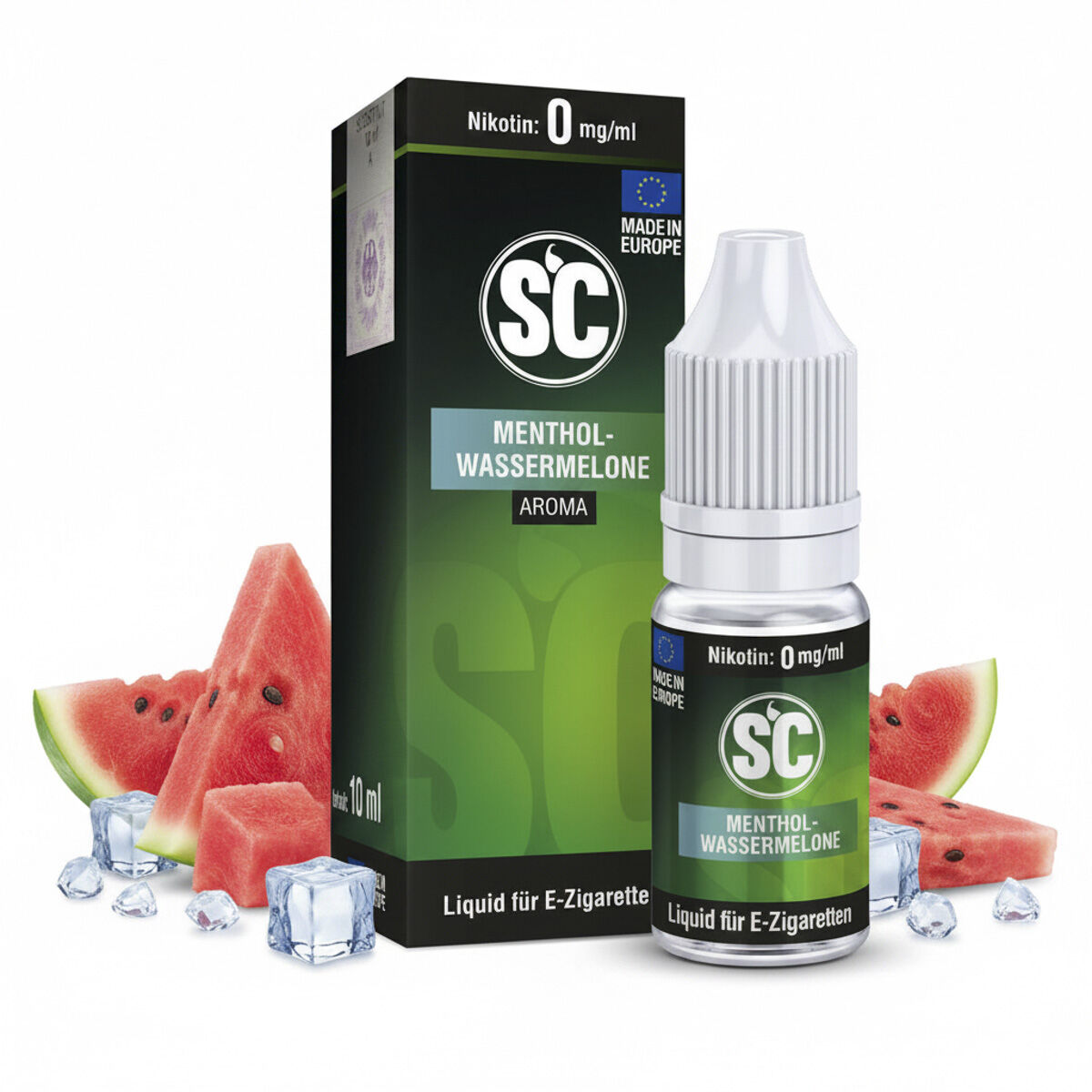 SC Liquid Menthol Wassermelone 10 ml – 0 mg/ml