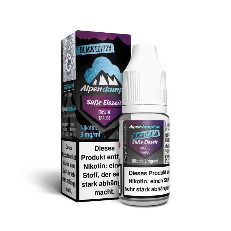 Liquid Black Edition Süße Eiszeit Alpendampf 10ml 03 mg/ml (leicht)