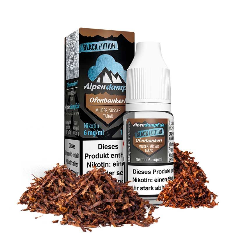 Liquid Black Edition Ofenbankerl Alpendampf 10ml 06 mg/ml (mittel)