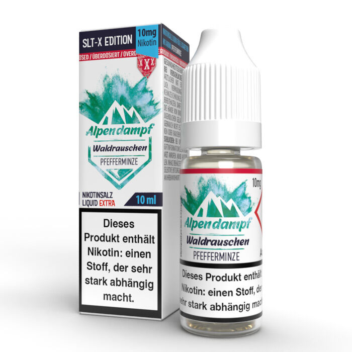 Liquid Nikotinsalz SLT-X Waldrauschen Alpendampf 10ml 10mg/ml