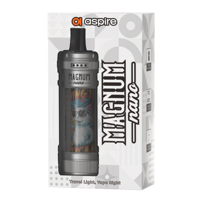 E-Zigaretten Set ASPIRE Magnum Nano 6ml Silber & Miami Holiday