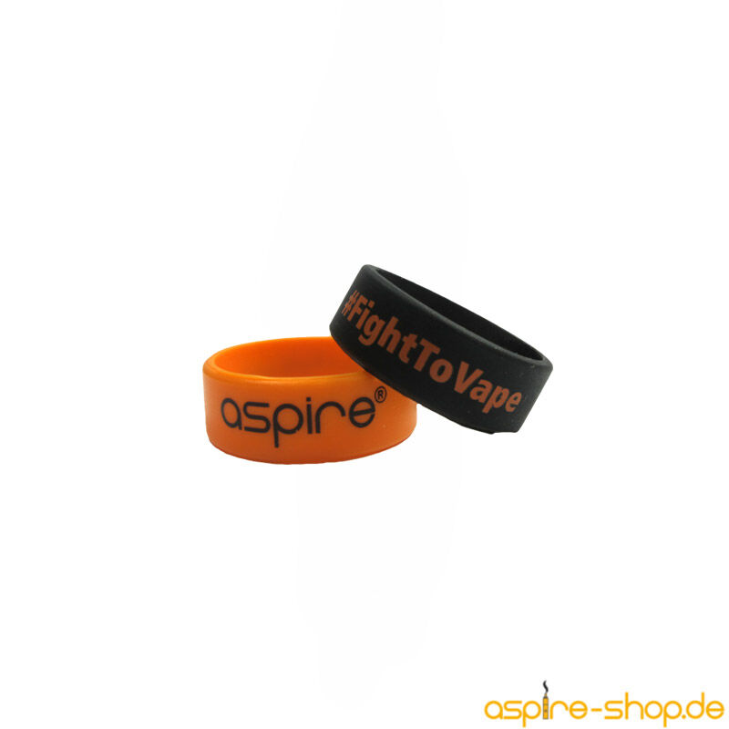 *ABVERKAUF* Vapeband Set 25mm orange & schwarz Aspire