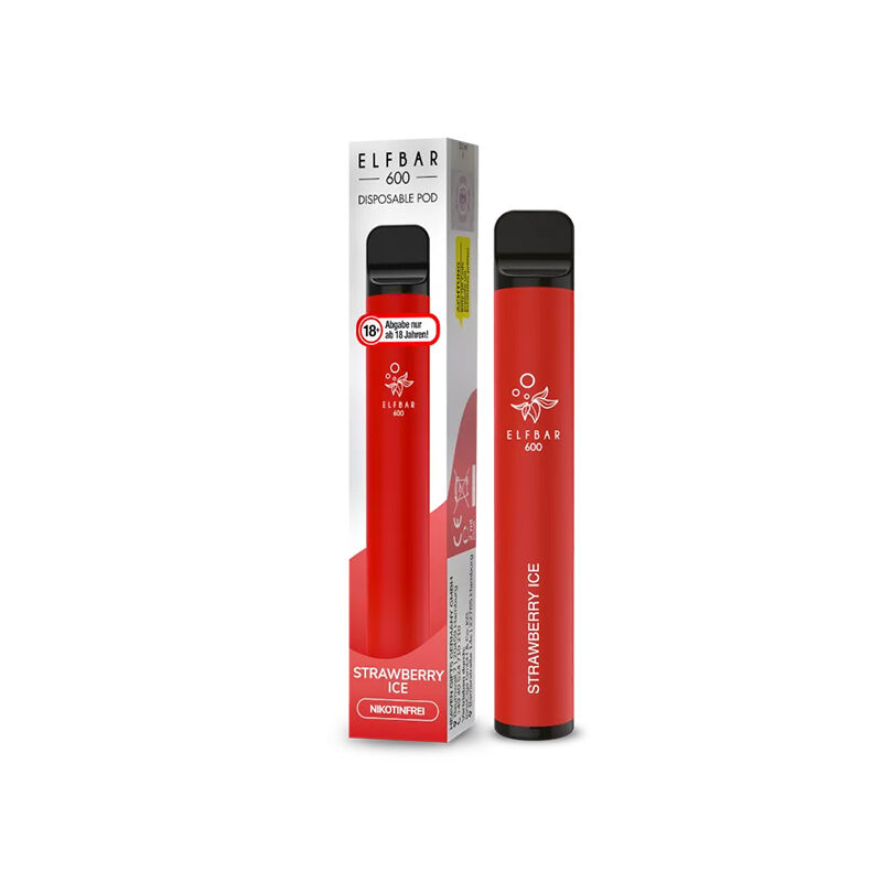 Einweg E-Zigarette ELFBAR 600 Strawberry Ice 0 mg/ml (ohne Nikotin)