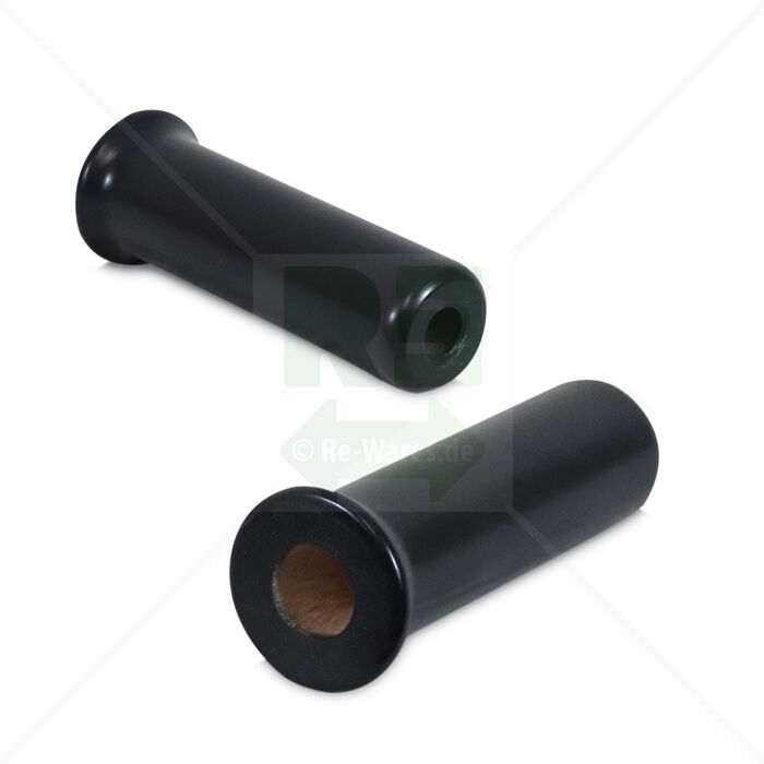 Schwarzes Holzbein für Möbel – 13 cm, Ø 3,5–4,5 cm