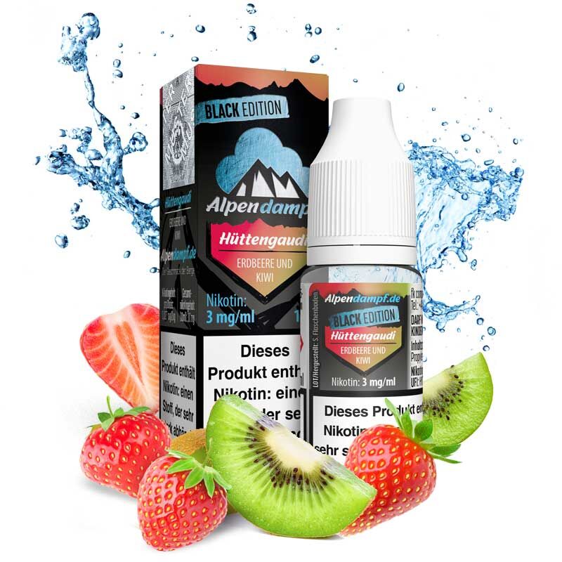 Liquid Black Edition Hüttengaudi Alpendampf 10ml 03 mg/ml (leicht)
